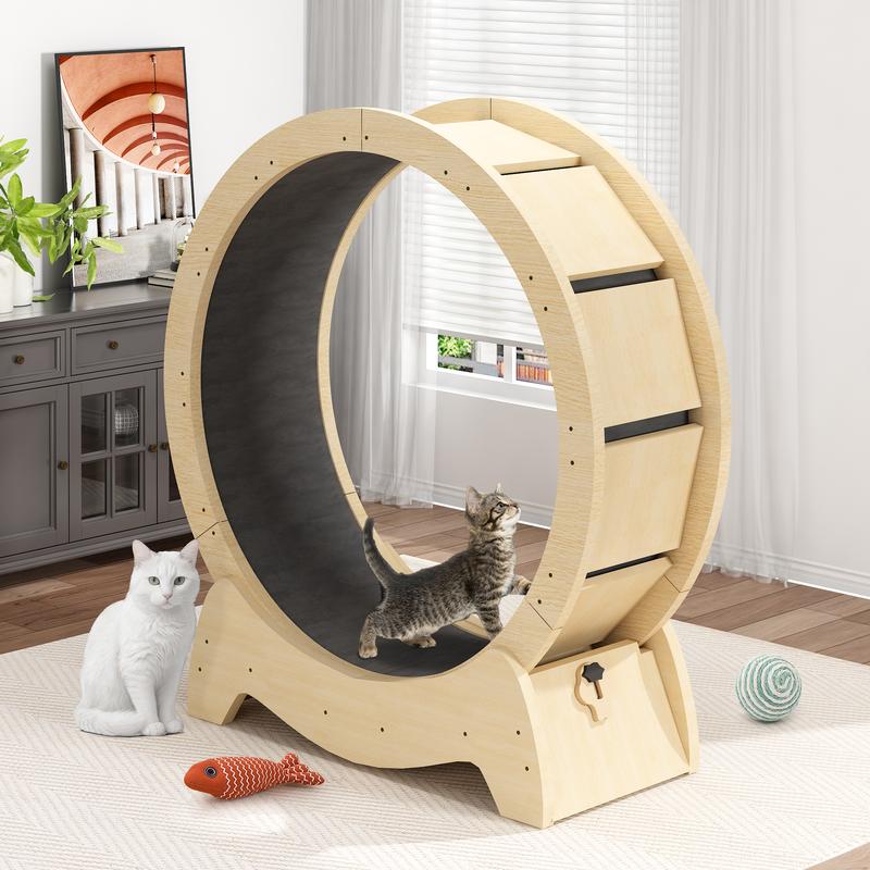 Cat Wheel Exerciser — Built for Health, Safety & Silence