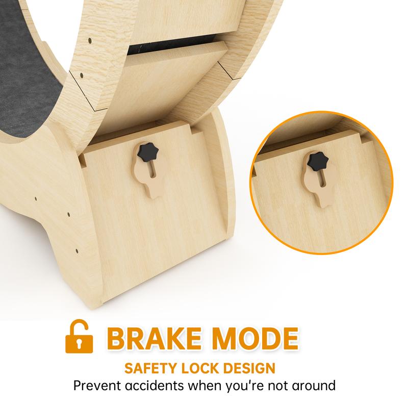 Cat Wheel Exerciser — Built for Health, Safety & Silence