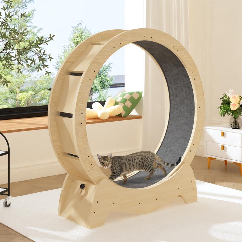 Cat Wheel Exerciser — Built for Health, Safety & Silence